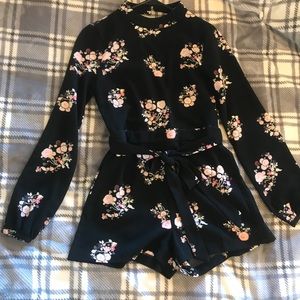 Cute formal floral romper